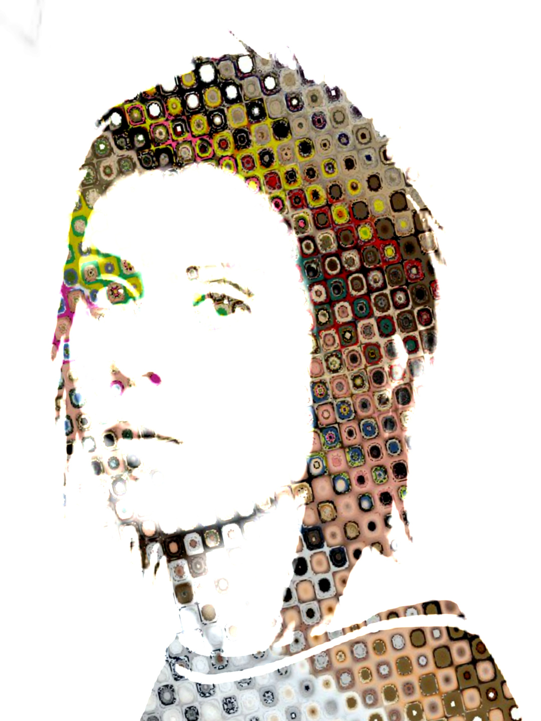 Portrait Art Abstract Tegan Quin