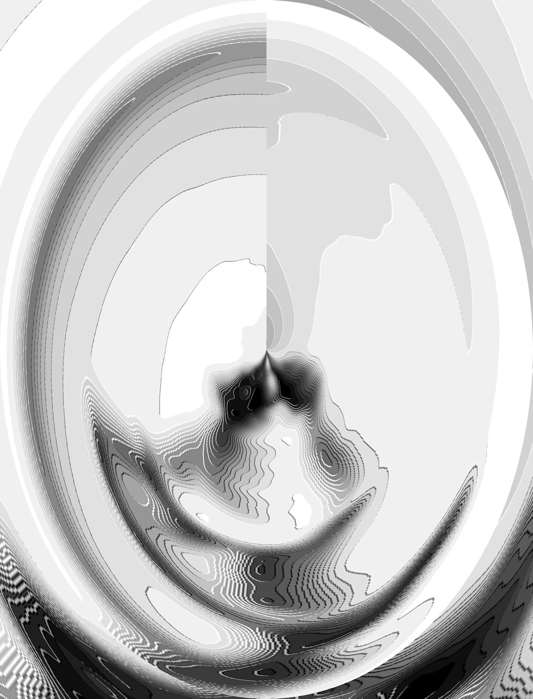 Digital Art Cutout Portrait Art