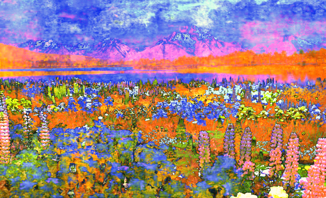 Impressionism Landscape Garden Flowers
