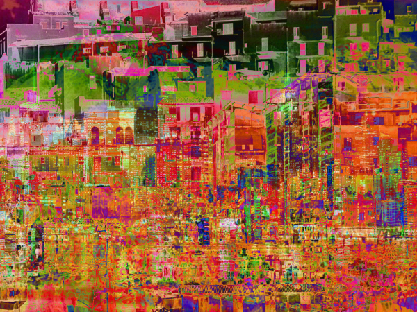 City Art Cityscape City Dusk