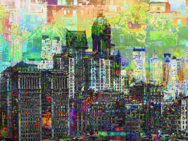 City Art Cityscape City Optimist