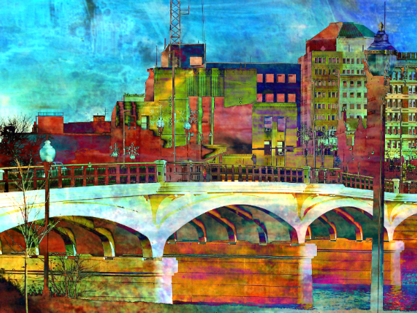 City Art Cityscape Hamilton OH