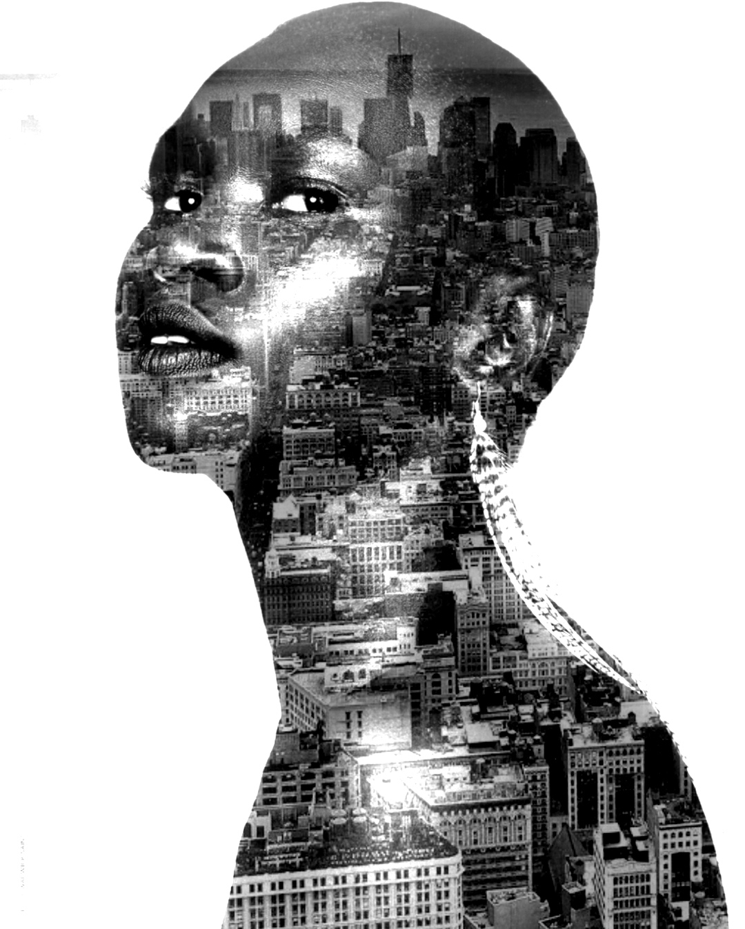 Digital Art Portraits Alek Wek