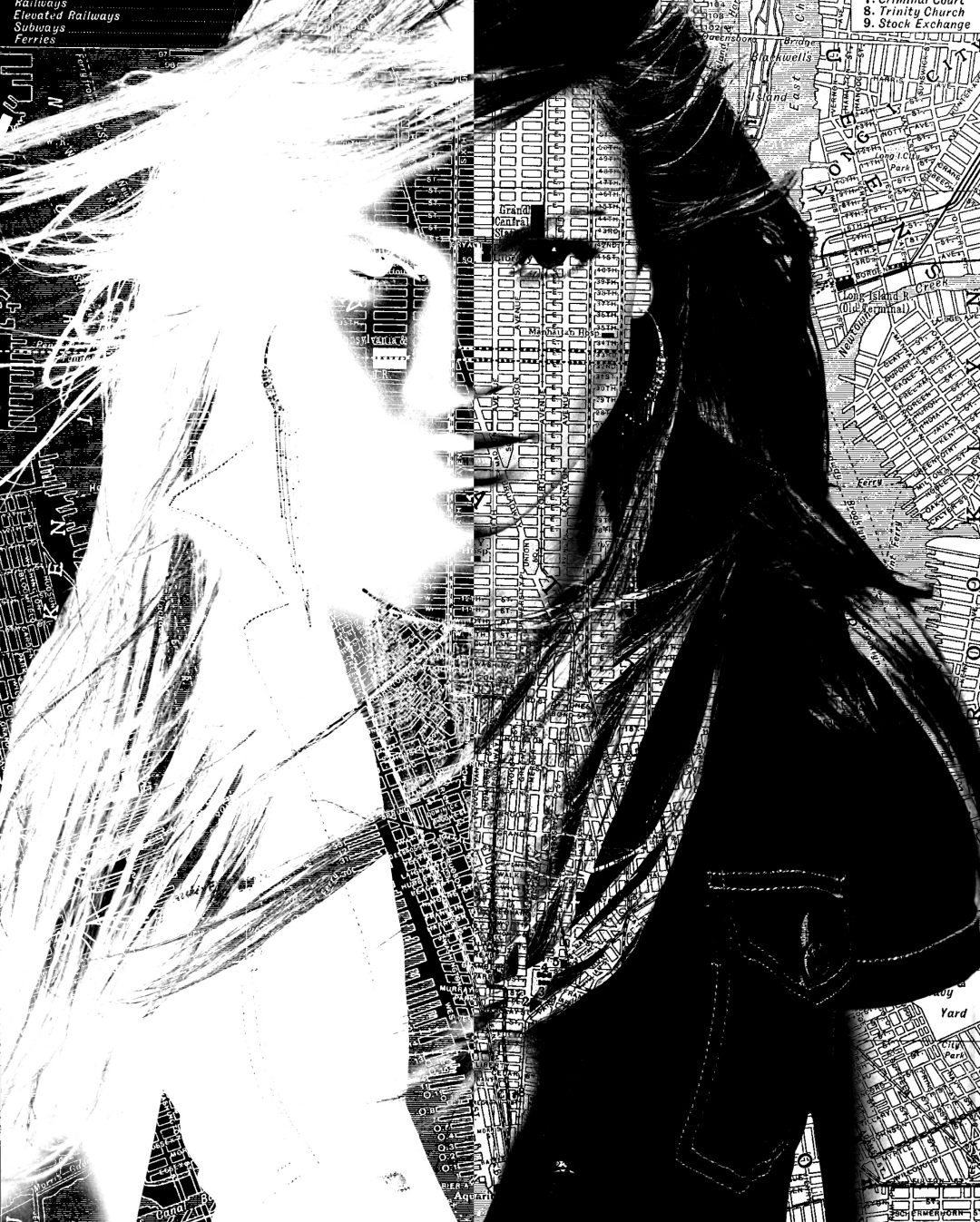 Digital Art Portraits Jennifer Lopez