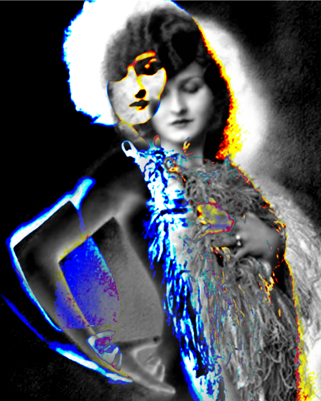 Digital Art Portraits Vintage Virginia