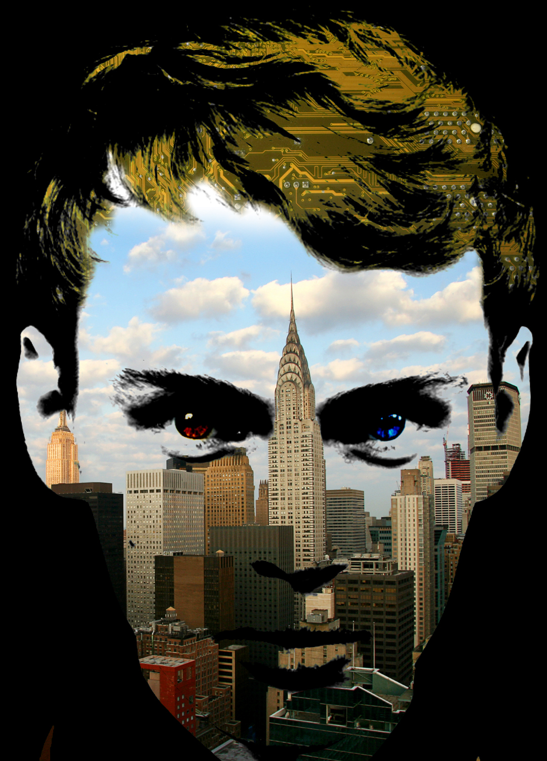 Cityscape Portrait Art