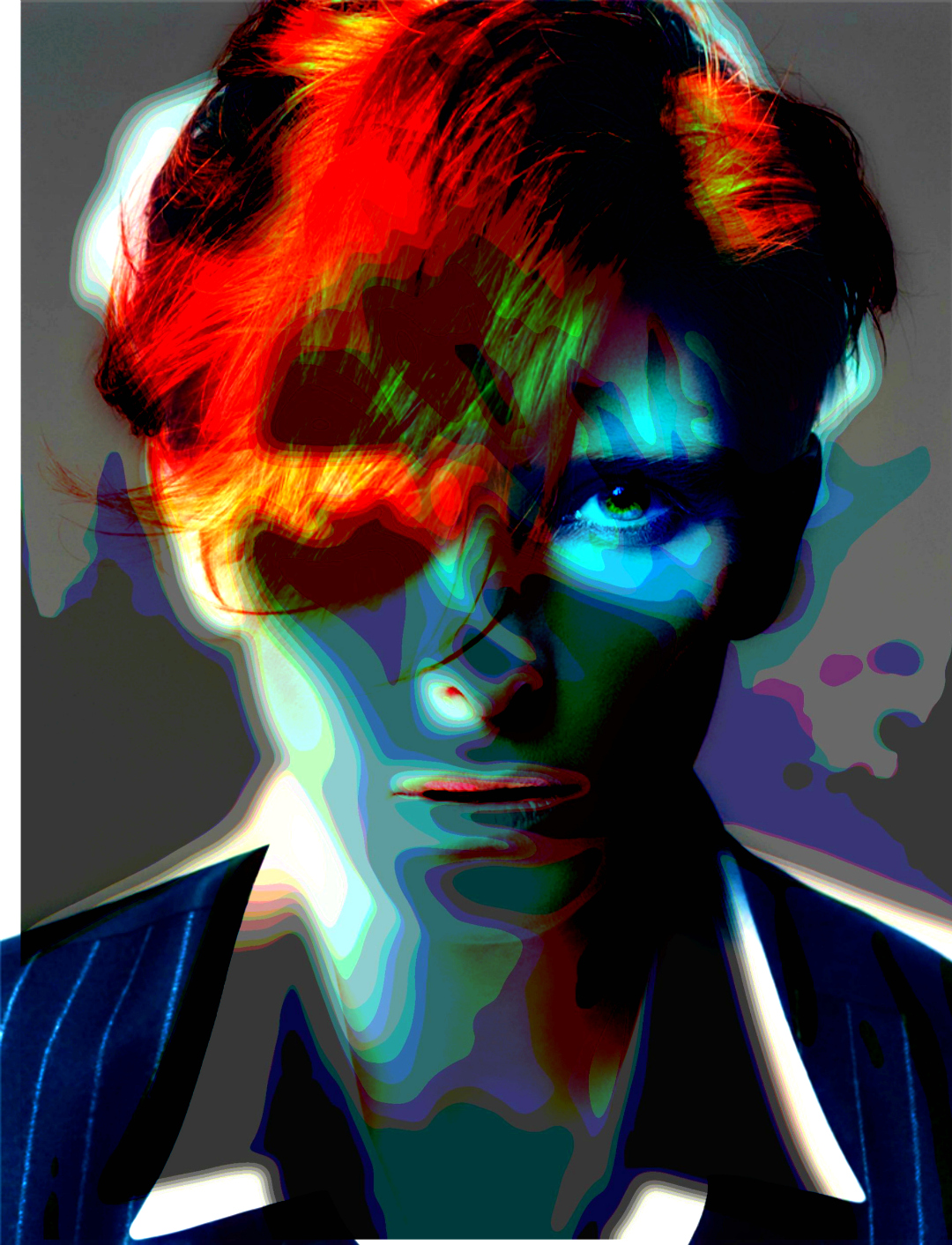 Tilda Swinton Portrait Art Zenning Blues 