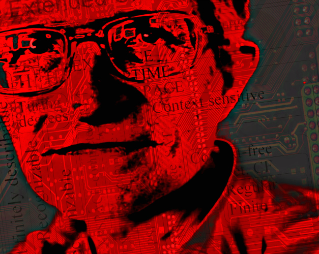 Noam Chomsky Portrait Art